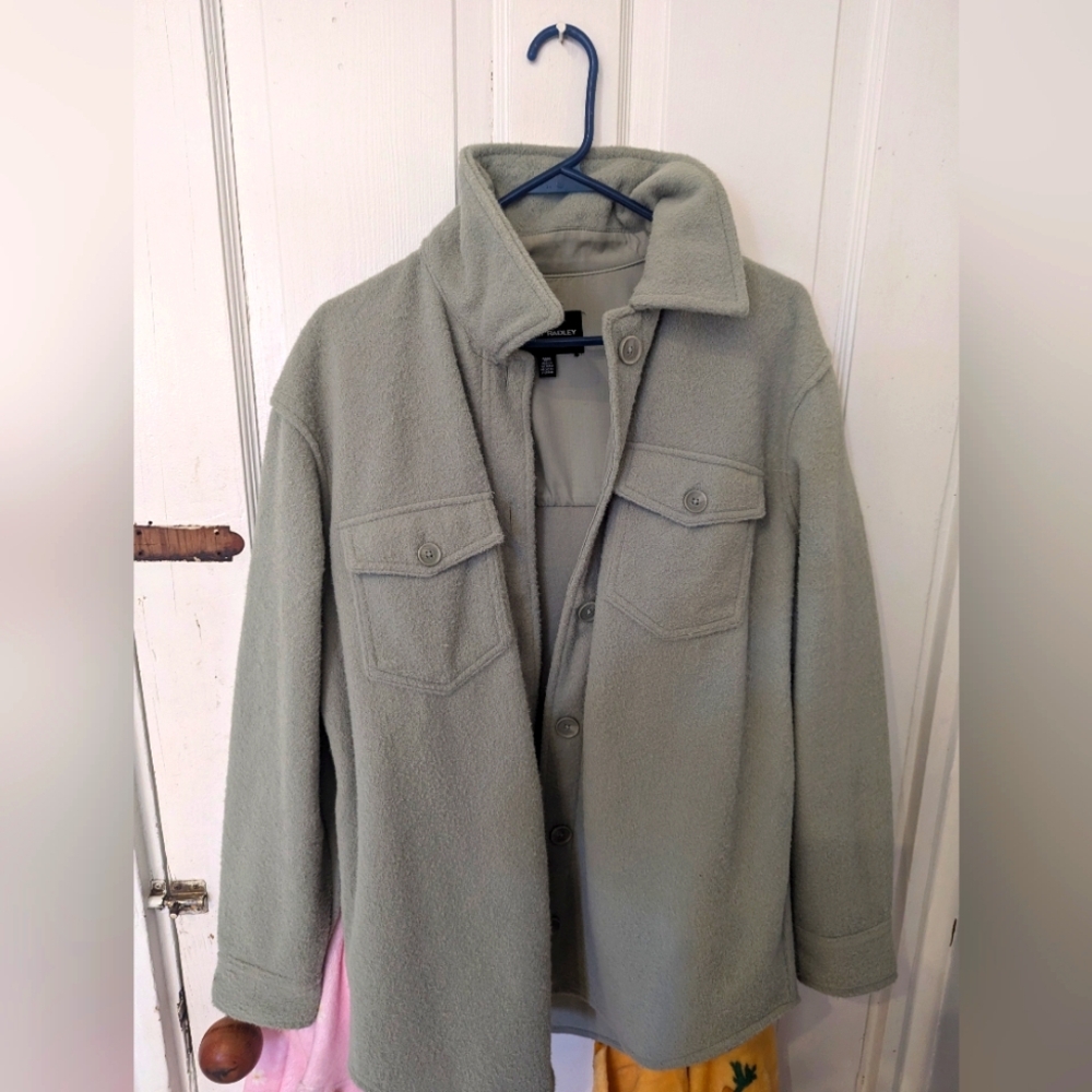 Hilary Radley light blue Shacket